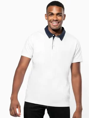 Polo majica – Kariban – Men’s Two-Tone Jersey Polo Shirt KA260