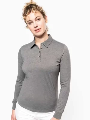 Ženska polo majica – Kariban – Ladies’ Long Sleeve Jersey Polo Shirt KA265