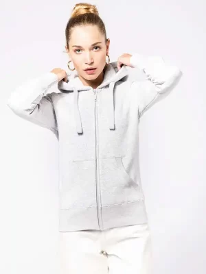 Ženski pulover – Kariban – Ladies’ Full Zip Hooded Sweatshirt KA464