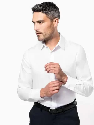 Srajca – Kariban – Men Fitted Long-Sleeved Non-Iron Shirt KA522