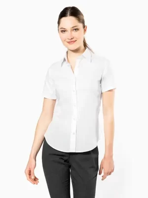Ženska srajca – Kariban – Ladies’ Short-Sleeved Non-Iron Shirt KA540