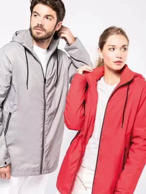 Jakna – Kariban – Unisex Hooded Jacket with Micro-Polarfleece Lining KA6153
