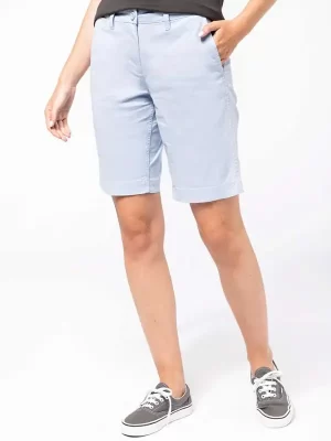 Ženske kratke hlače – Kariban – Ladie’s Chino Bermuda Shorts KA751