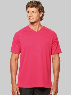 Športna majica – Proact – Men’s V-Neck Short Sleeve Sports T-Shirt PA476