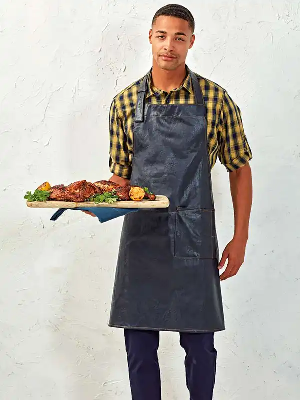 Predpasnik - Premier - Fauy Leather Bib Apron PR139 - OUTLET