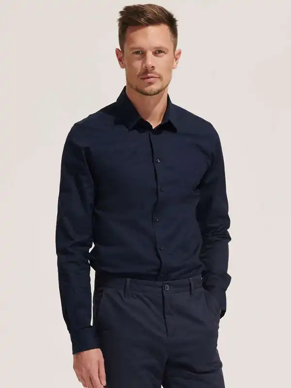 Srajca - Sol's - Blake Men – Long Sleeve Stretch Shirt SO01426