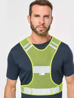 Odsevni telovnik – WK – Fluorescent Mesh Sports Vest WKP705 – OUTLET