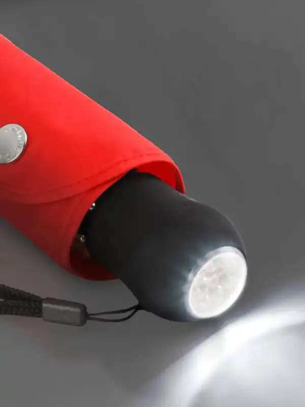 Dežnik - Fare - LED Mini Folding Umbrella "Safebrella®" 5171 - Image 2