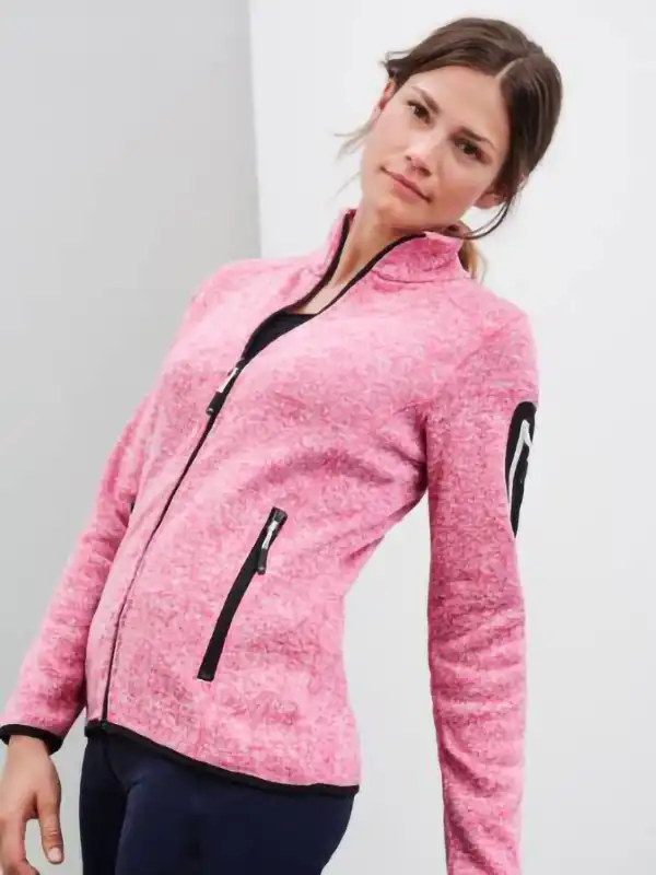 Ženski flis - Daiber - Ladies' Knitted Fleece Jacket JN 761