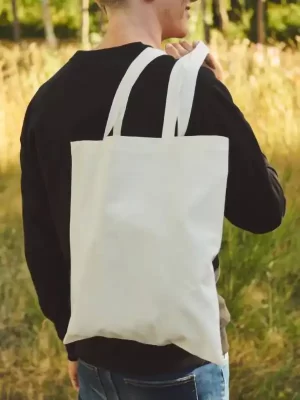 Vrečka – Neutral – Cotton Bag with long handles “Tiger” T90014