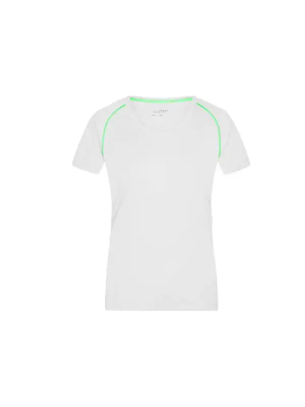 White/Bright Green