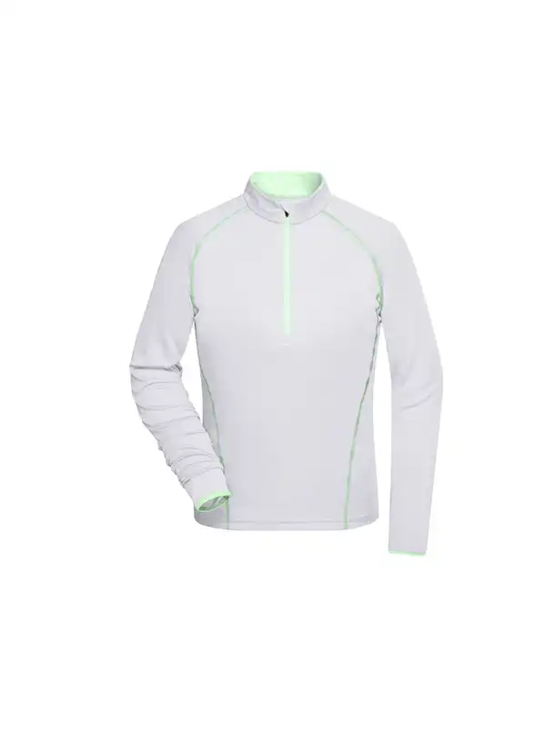 White/Bright Green