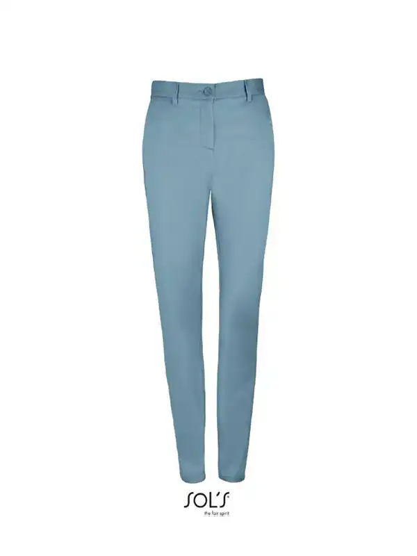 Ženske dolge hlače - Sol's - Jared Women – Satin Stretch Trousers SO02918 - Image 3