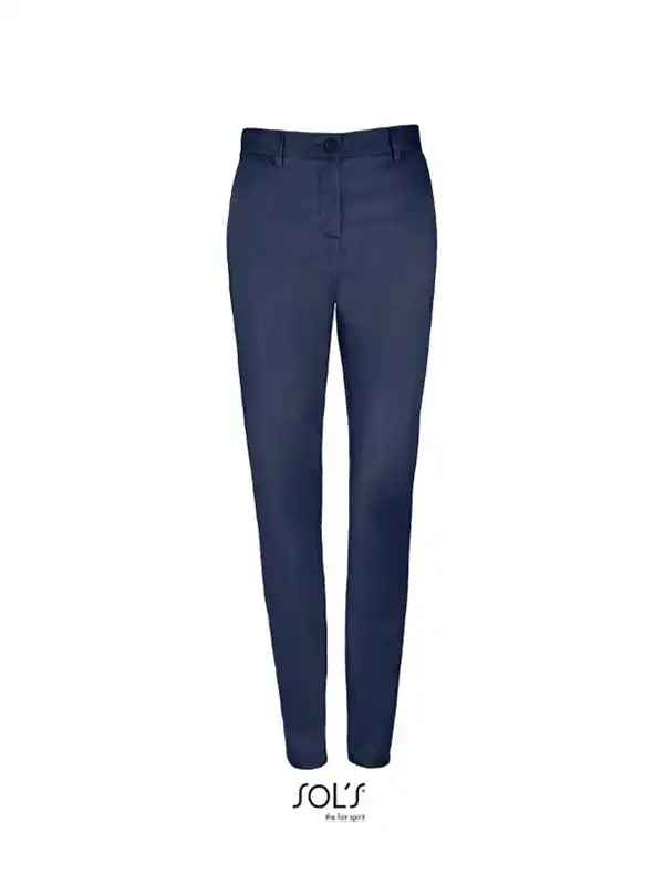 Ženske dolge hlače - Sol's - Jared Women – Satin Stretch Trousers SO02918 - Image 4