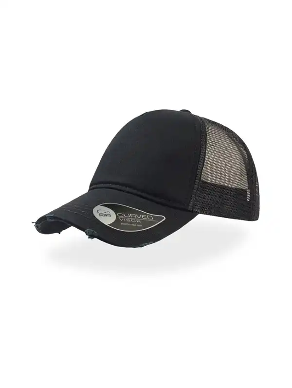 Kapa - Atlantis - Rapper Destroyed 6 Panel Trucker Cap - Image 2