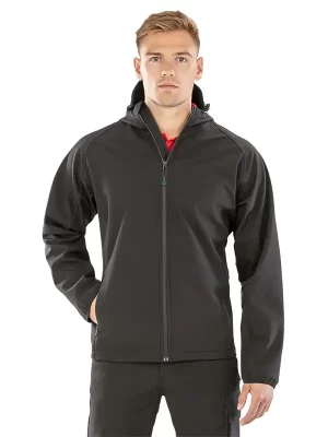 Softshell – Result – Men’s Recycled 3-Layer Hooded Softshell R911M