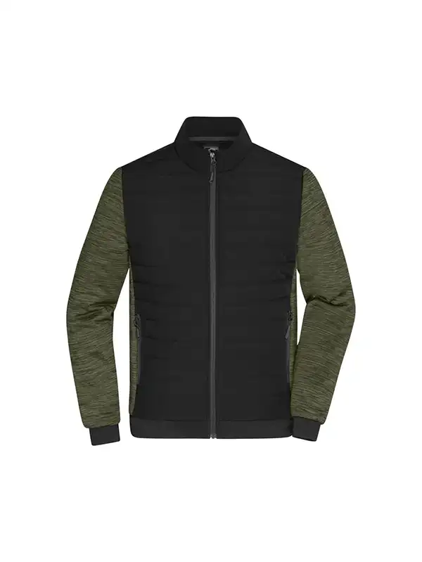 Black/Olive Melange