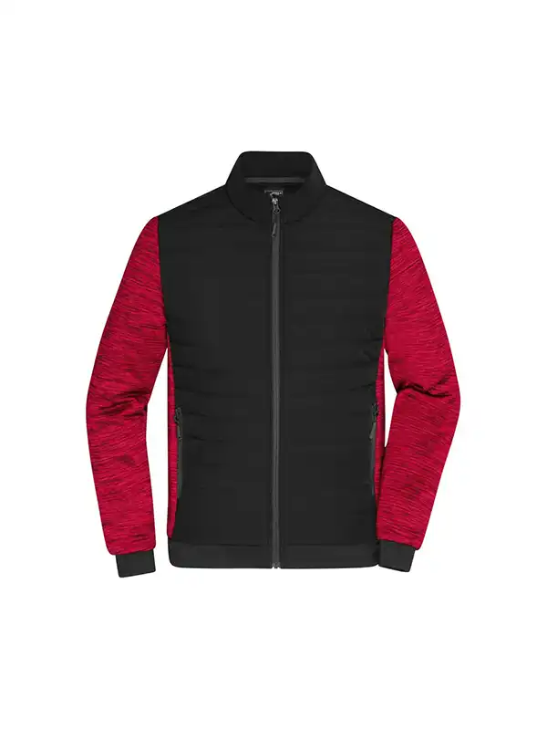 Black/Red Melange