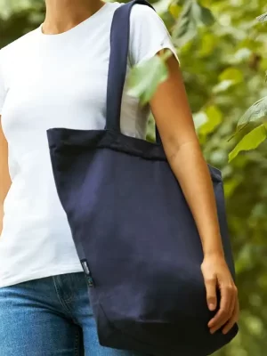 Vrečka – Neutral – Organic Fairtrade Cotton Bag with Zip O90053