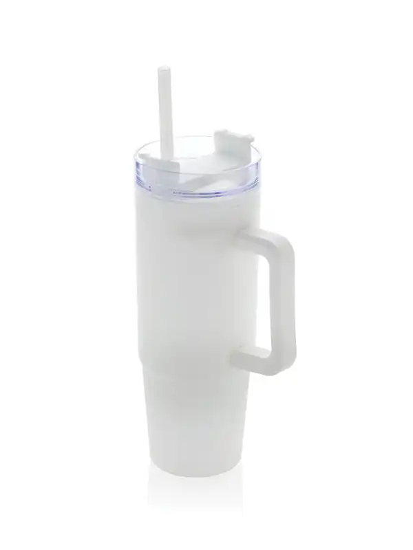 Lonček - XD - Tana RCS recycled plastic tumbler with handle 900ml P437.10 - Image 4