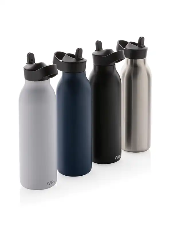 Flaška - Avira - Ara RCS Re-steel fliptop water bottle 500ml P438.08