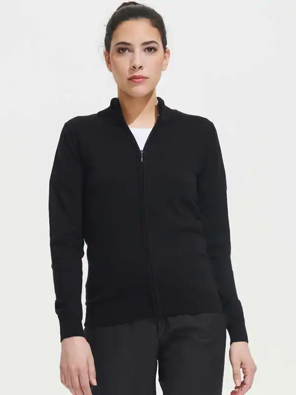 Ženski kardigan - Sol's - Gordon Women Zipped Knitted Cardigan SO00550