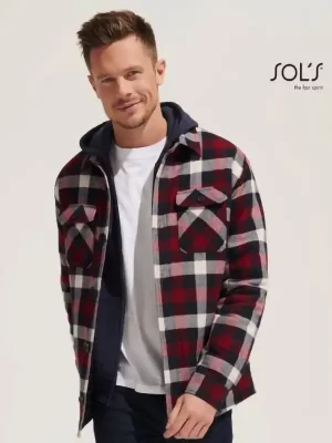 Srajca – Sol’s – Noah Lined Checkered Overshirt SO3989