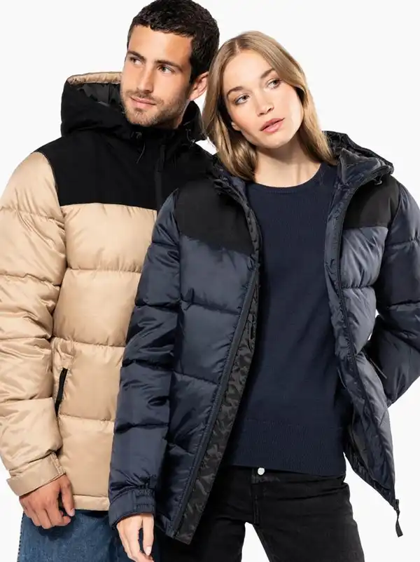 Jakna - Kariban - Hooded Quilted Jacket KA6163