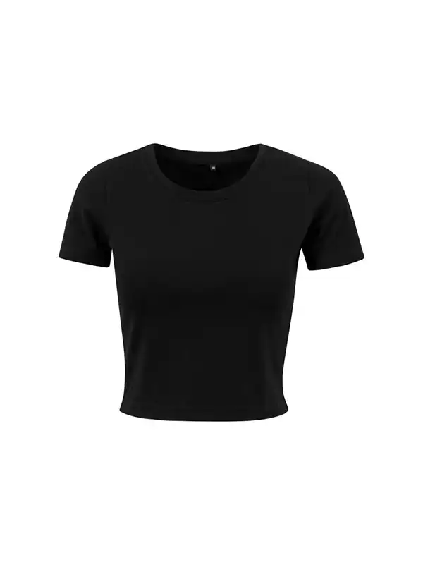 Ženska majica - Build Your Brand - Heavy Ladies' Crop T-Shirt BY 042 - Image 2