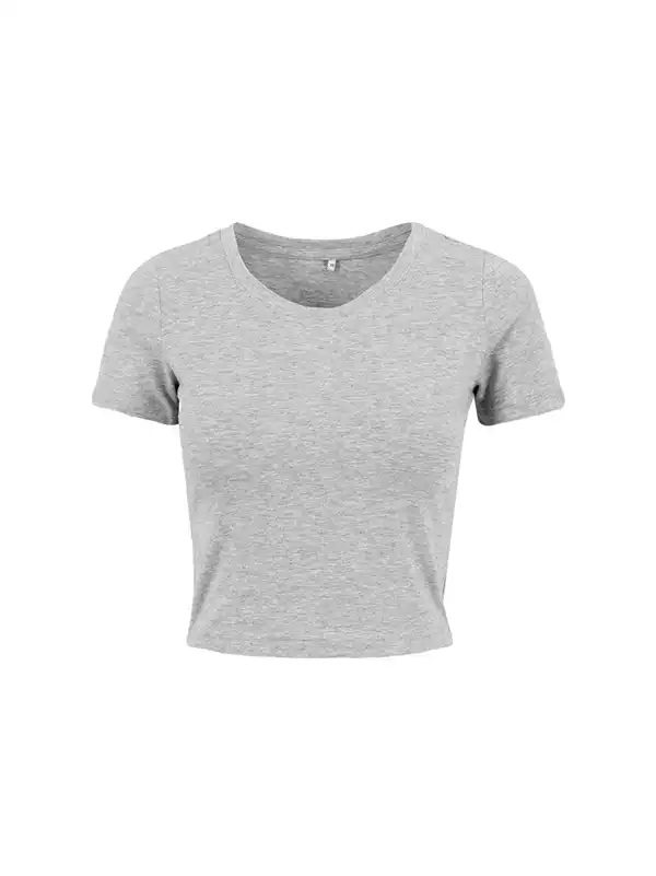 Ženska majica - Build Your Brand - Heavy Ladies' Crop T-Shirt BY 042 - Image 3