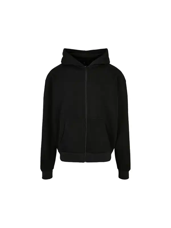 Pulover - Build Your Brand - Heavy Hooded Sweat Jacket "Ultra Heavy" BY 192 - Image 2