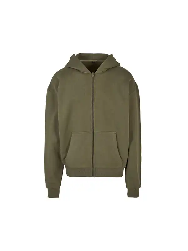 Pulover - Build Your Brand - Heavy Hooded Sweat Jacket "Ultra Heavy" BY 192 - Image 5