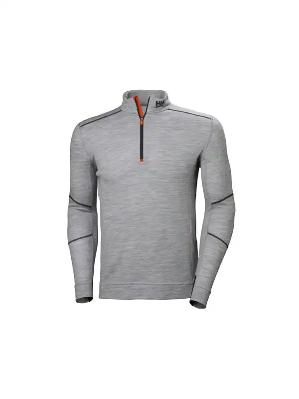 Delovna funkcijska majica - Helly Hansen - Functional Shirt 1/2 Zip "LIFA Merino" 75107 - Image 3