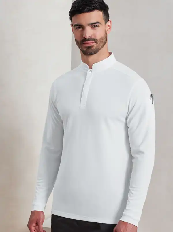 Kuharska majica - Premier - T-Shirt longsleeve "Coolchecker®" PR647