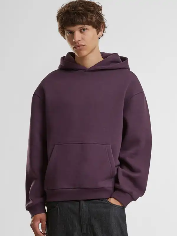 Pulover - Build Your Brand - Heavy Hooded Sweater "Fluffy" - BY 284