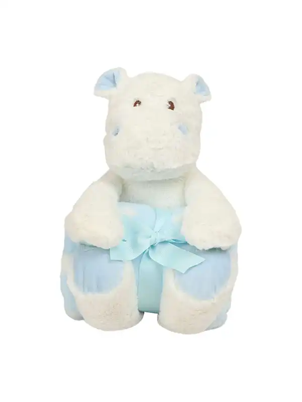 Plišasti povodni konj z odejo - Mumbles - Hippo with Blanket MM606