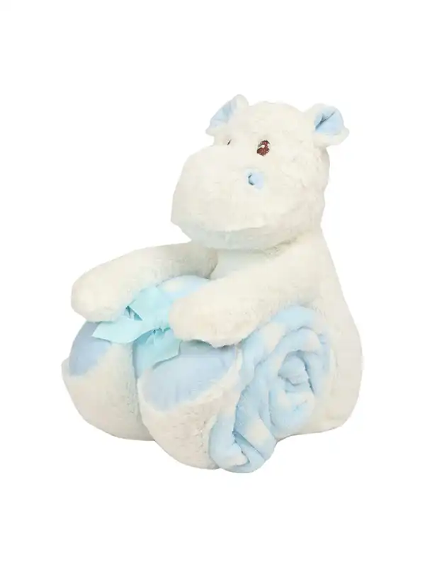 Plišasti povodni konj z odejo - Mumbles - Hippo with Blanket MM606 - Image 2