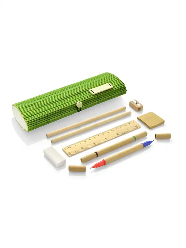 Peresnica - Blue - Bamboo pencil case TITA BLCO-17620