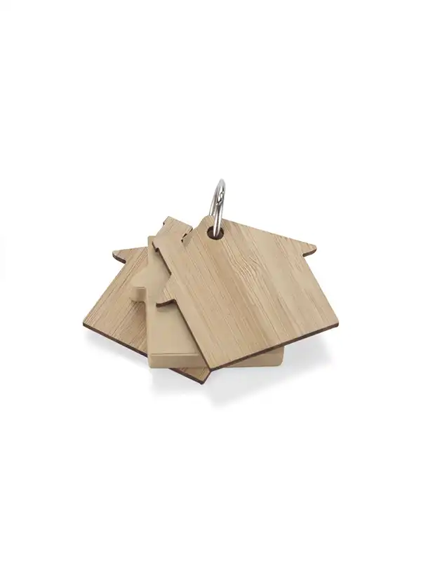 Obesek za ključe s samolepilnimi lističi - Blue - Sticky notes with key ring HOMA BLCO-17793
