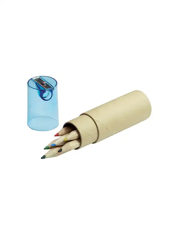 Komplet barvic - Blue - Colour pencils 6 pcs with sharpener FARVE BLCO-19803