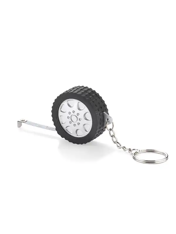 Obesek za ključe/Meter - Blue - Keychain - tape measure TIRE 1 m BLCO-29009