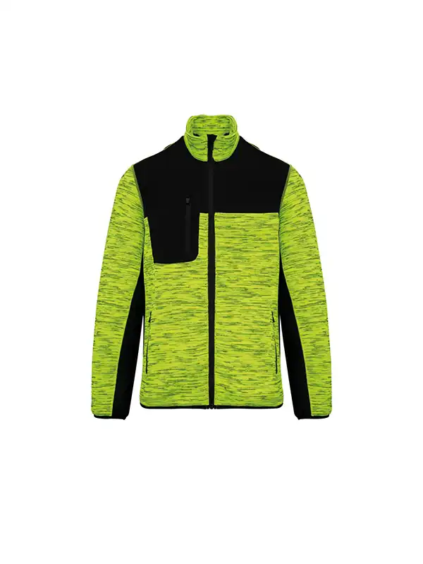 Fluorescent Yellow/Melange Black