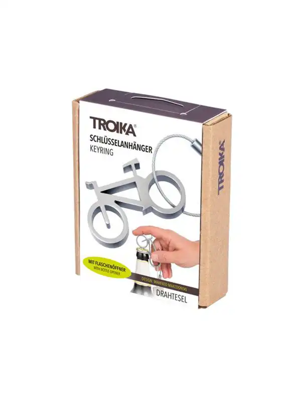 Obesek za ključe/odpirač za steklenice - Troika - Bottle opener "DRAHTESEL" BTO24MA - Image 3