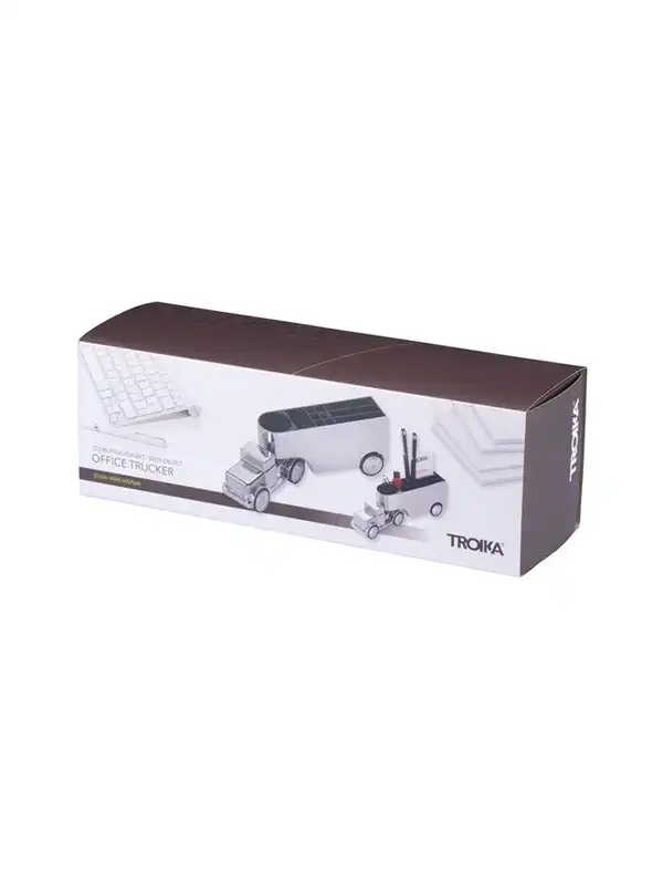 Držalo za pisala - Troika - Pen holder "OFFICE TRUCKER" GAM06CH - Image 3