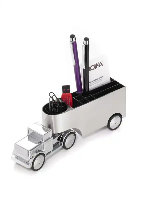 Držalo za pisala - Troika - Pen holder "OFFICE TRUCKER" GAM06CH