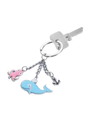 Obesek za ključe – Troika – Keyring “WAL & OKTOPUS” KR18-13/CH