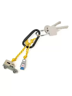 Obesek za ključe – Troika – Keyring “CAMPING” KR21-06BK