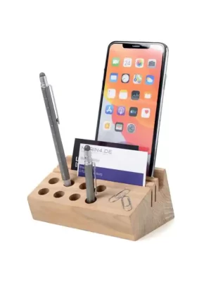 Namizni organizator – Troika – Desk organizer “HOLZWEG PEN STAND” WOD02BR