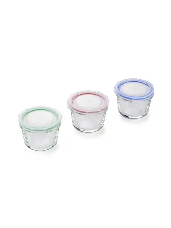 Kozarci - Blue - Glass jars PESTO set 3 x 120 ml BLCO-16529