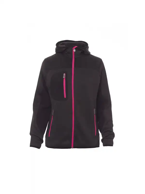 Steel Grey Melange/Black/Fluorescent Fuchsia